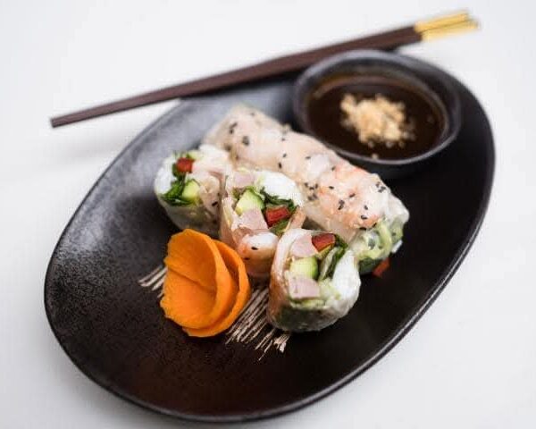 1. ČERSTVÉ LETNÍ ZÁVITKY S KREVETAMI